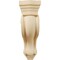 Ekena Millwork 3 7/8"W x 8"D x 13"H Boston Traditional Scroll Corbel, Maple COR03X08X13TSMA - alternate 4